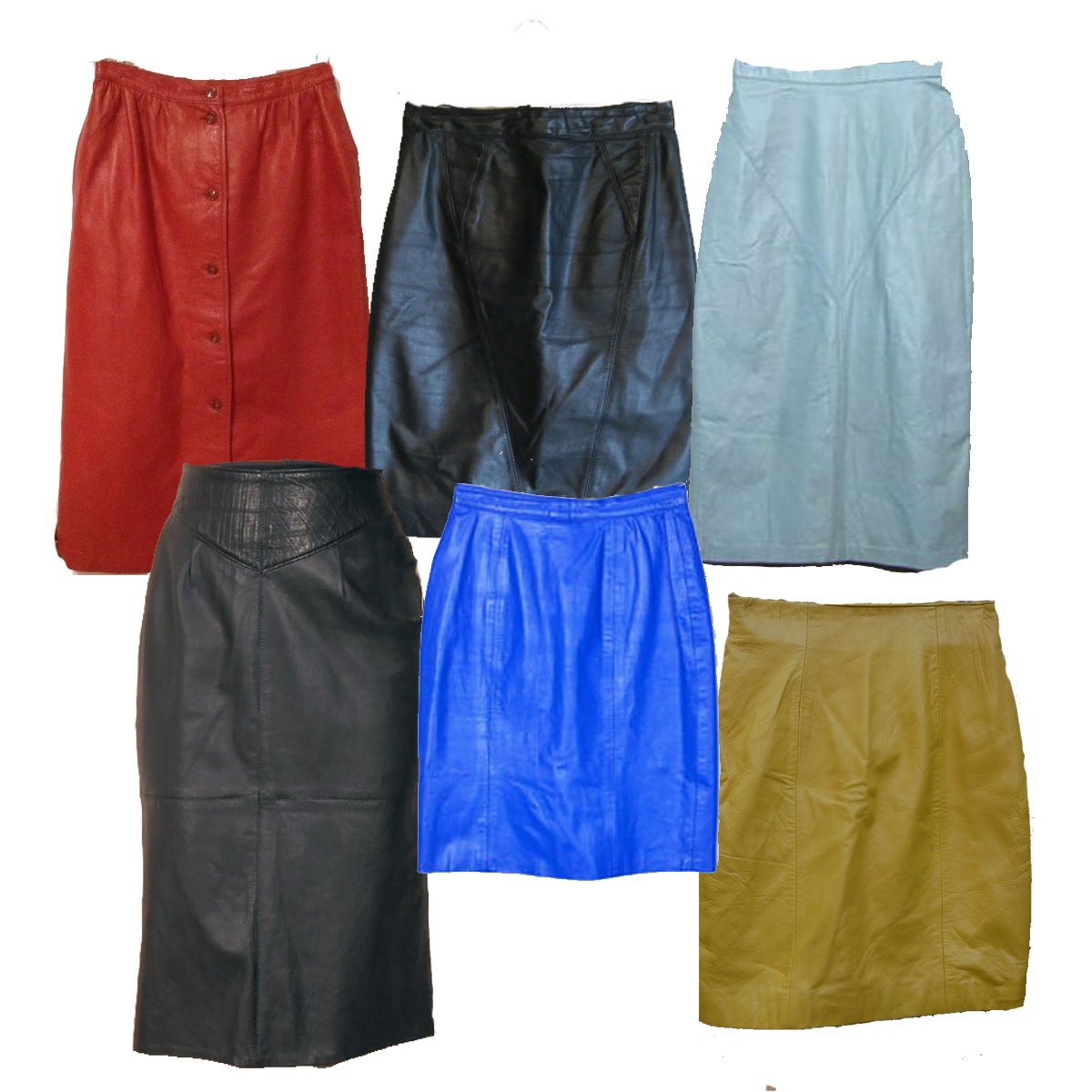 Vintage Leather Skirts
