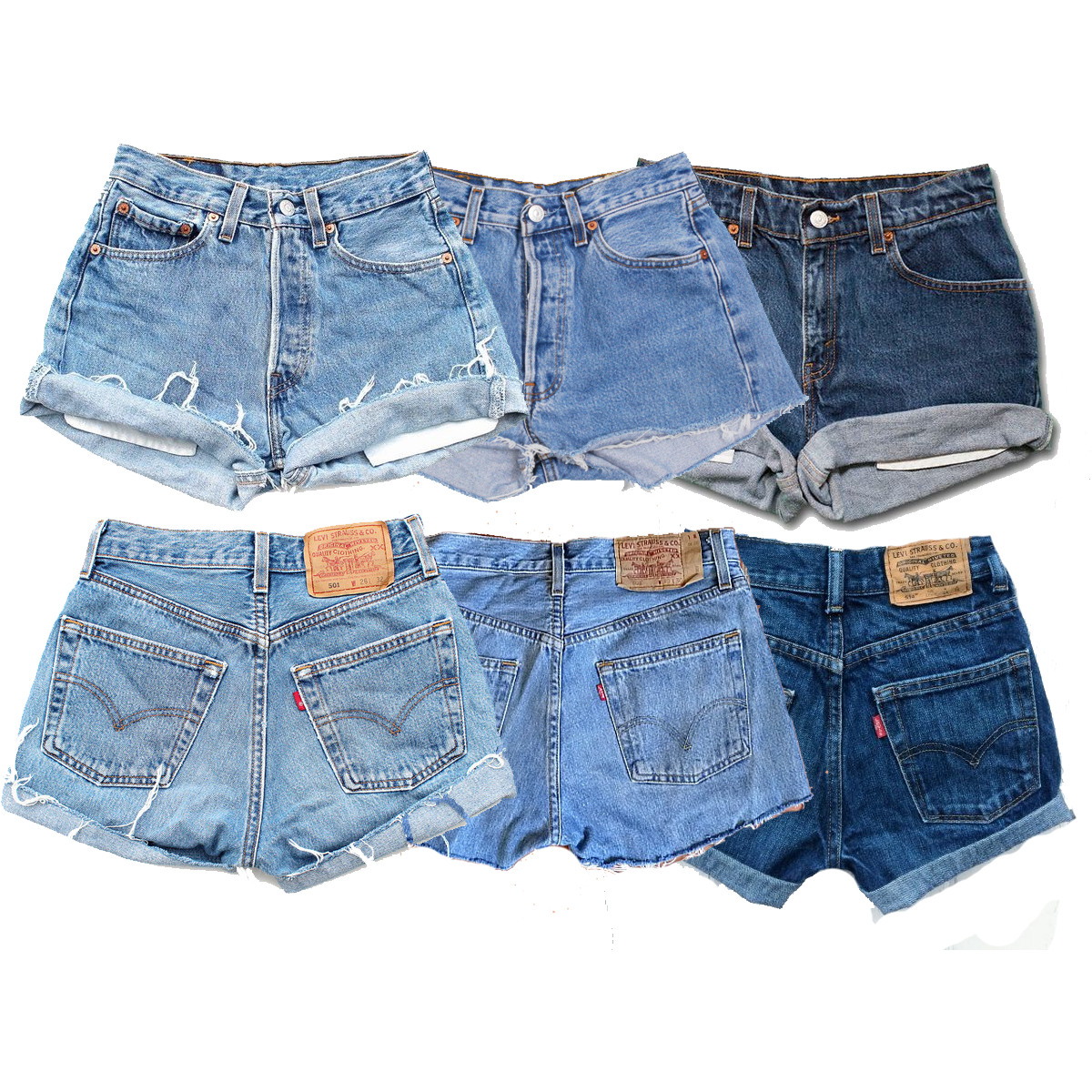 Vintage Denim Shorts Wholesale
